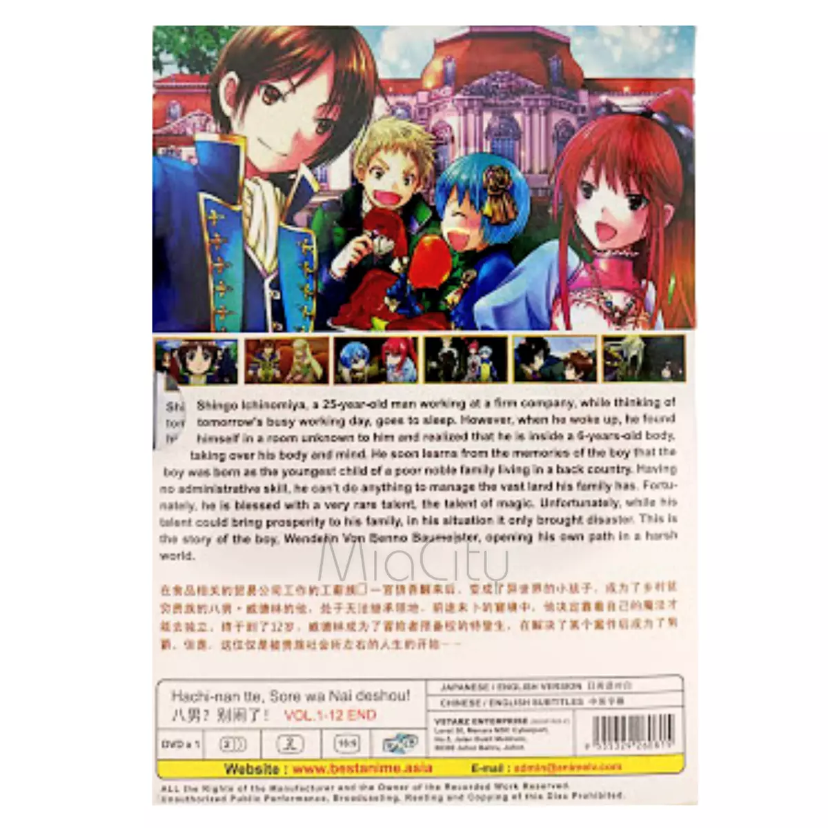 DVD Anime Hachi-Nan TTE, Sore Wa Nai Deshou! Complete TV Series (1-12)  ENGLISH