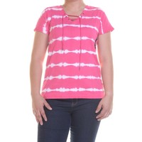 American Living Lace-up Tee, Size L on sale American Living Lace-up Tee, Size L on sale
