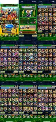 Dokkan Global account 4.3+ Million Power Level Rank 1145 IOS 2250+ Day Login Acc