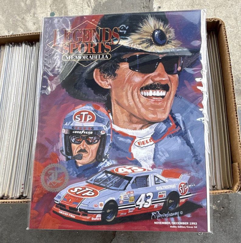 Legends of Sports Memorabilia Nov/Dec 1993 Magazine Illustrated Auto Racing