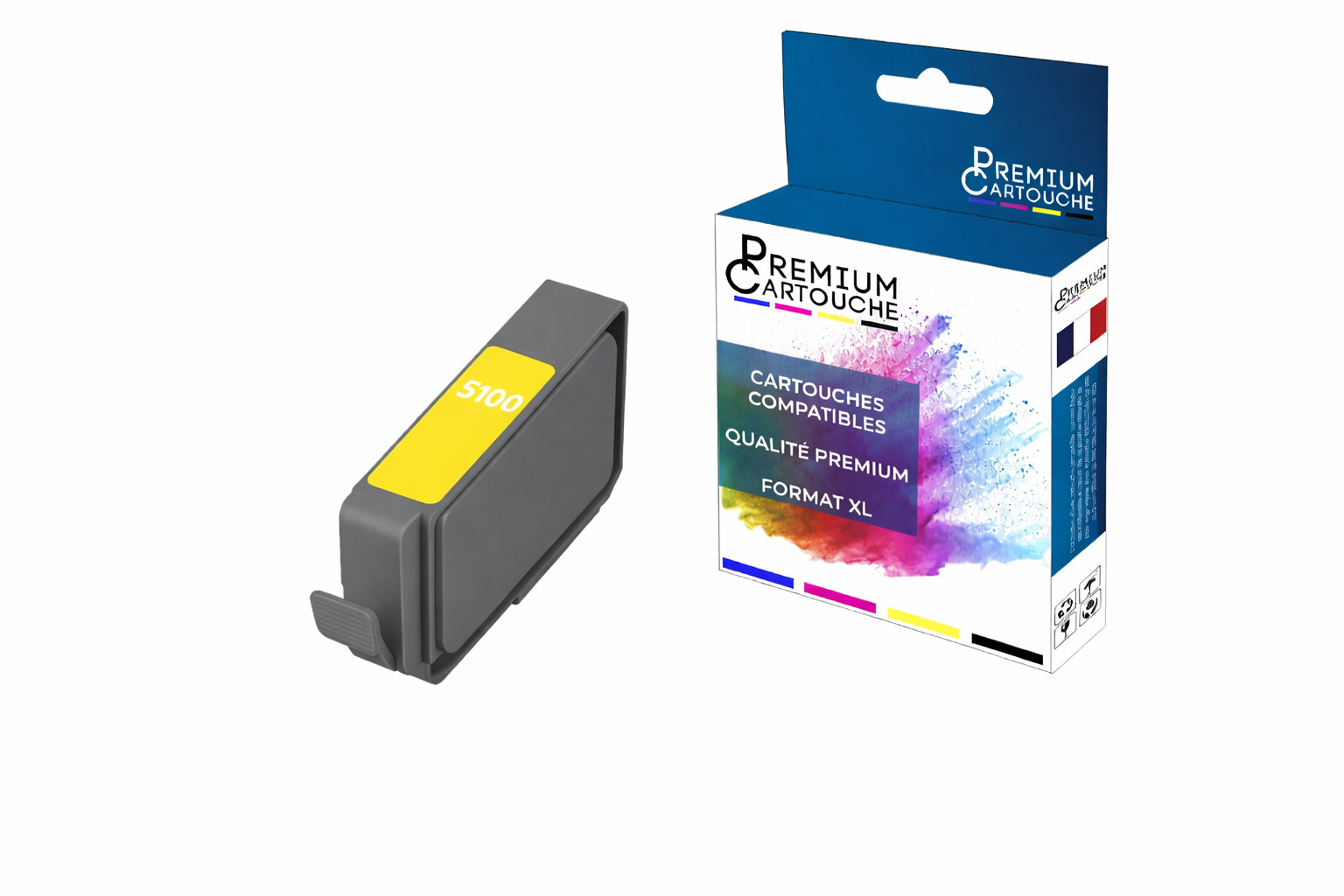 Cartouche PFI5100Y Jaune pour impression de posters et affiches