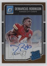 2016 Donruss Optic Rated Rookie Bronze Signatures Demarcus Robinson Auto 4f5