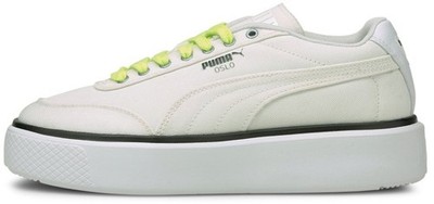Puma Oslo Maja Summer Damen Schuhe Größe 35,5 Weiß Stylische Plateau Sneakers