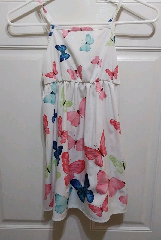 PatPat girls butterfly dress size 5/6y