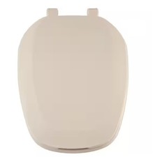 Centoco Eljer Emblem Elongated Toilet Seat with Square Front, Natural Beige