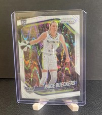 2025 Panini Prizm WNBA - Paige Bueckers #5 White Seismic Prizm (RC)