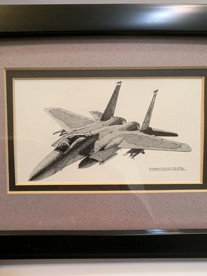 Douglas F-15C Eagle Joe Milich Framed Print 1993