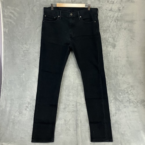 Levi’s 510 Jeans Herren W33 L32 Skinny Fit Schwarz Stretch Denim