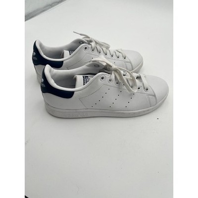 Adidas Stan Smith White Navy Blue Sneakers Men's Size 7 Primegreen