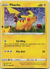 Pikachu SWSH039 Holo Promo Sword & Shield Promo Pokemon Lightly Played on eBay