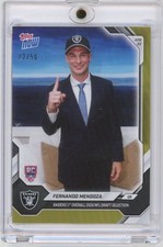 2026 Topps Now Fernando Mendoza FMEN Gold Foil /50 1st Draft Pick Rookie RC Card