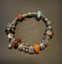 Pandora Armband 925 - Original mit 21 Charms Sterling Silber