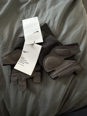 Nike Herren extrem leichte Fitness Training Halbfinger Handschuhe schwarz Lifting