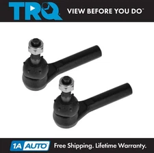 TRQ Outer Tie Rod End Pair for GMC Chevy Pickup Truck SUV Van Hummer H2