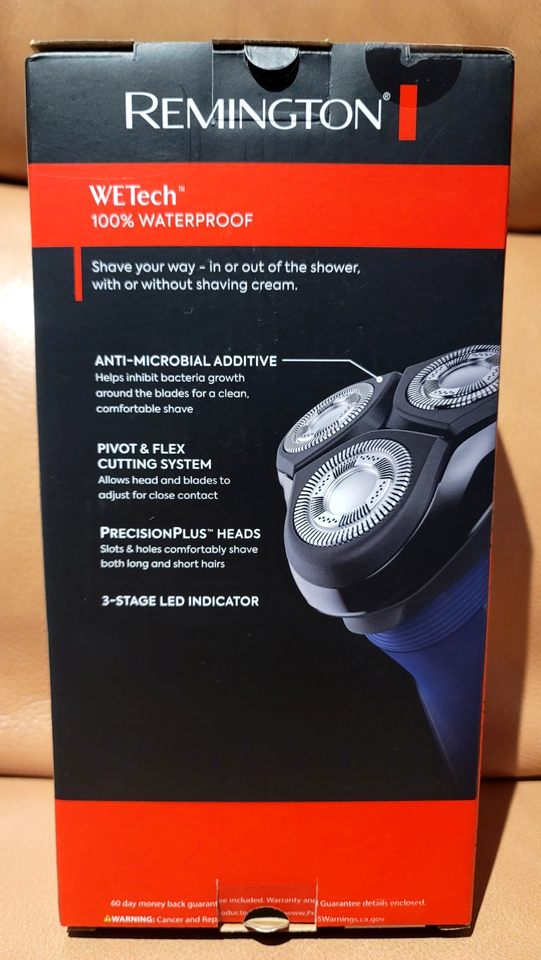 NIB Remington Wet/Dry Shaving Close Powerful Shave Rotary Shaver R4 ...