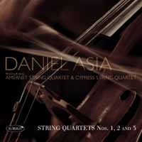 Asia Daniel & Amernet String Quartet String Quartets Nos 1, 2 And 3 CD New 99402