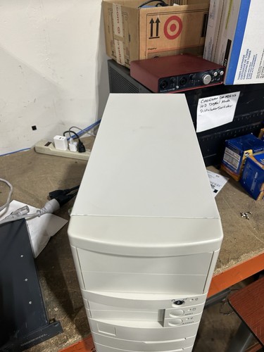 Vintage Enlight EN-6552AP Baby AT Computer Tower Case - Open Box READ - Photo 2/7