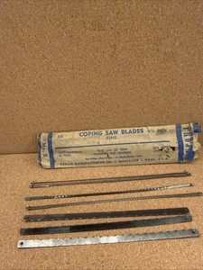 Trojan Coping Saw Blades 6.5” (4) Blades No. 5