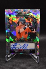 Ethan Anderson Auto /10 2024 Leaf Trinity Steel Lutetium Baltimore Orioles