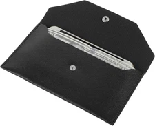 PU Leather Cash Envelope Wallet - Reusable Money Wallet & Pouch for Travel