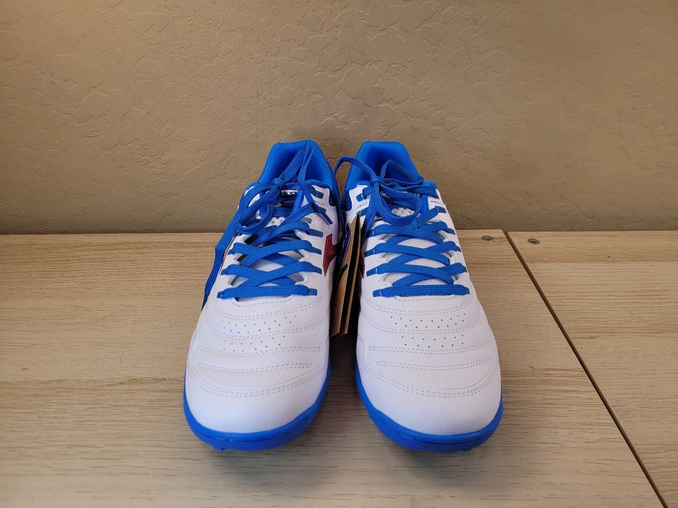 Joma туфли крытый дерна футбол футбол футбол кроссовки белый синий красный мужской размер 9,5 - Изображение 4 из 4