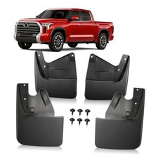 Mud Flaps for Toyota Tundra 2022 2026, 4PCS Front Rear For 2022-2026 Tundra