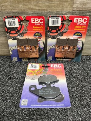 EBC HH FA369/4HH Front + FA192 Rear Brake Pads 3 Sets 03-06 Kawasaki Ninja ZX6R