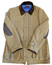 William Hunt Tweed Field Jacket Mens Size XL Wool Tweed Countryside Classic Coat