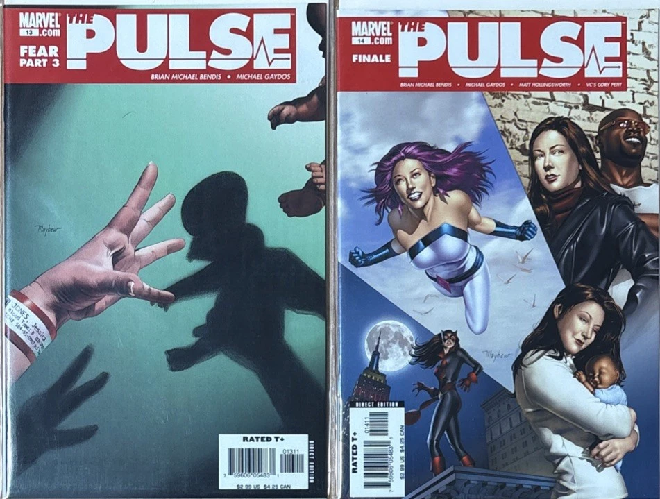 Pulse 1-14 COMPLETE Series Marvel Comics Bendis Jessica Jones Luke Cage all NM! - Image 4 of 4