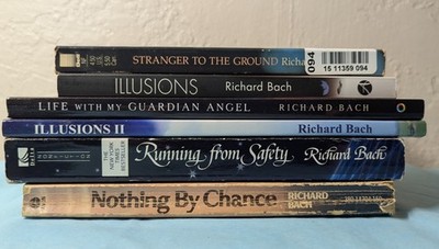 Lot of 6 RICHARD BACH First Editions included. PB G to VG+