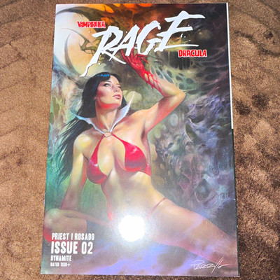 Dynamite Vampirella: Rage #2 Vampirella Dracula Christopher Priest Rosado