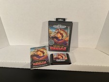 Sega Genesis Sword Of Vermilion W/Manual No Hint Book