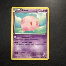 Munna 48/114 Uncommon Black & White Pokemon Near Mint