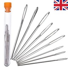 9PCS Knitters Wool Needles Large Eye For Easy Threading Darning Sewing Tapestry