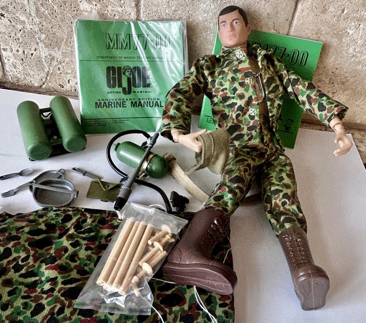 GIJOE 40周年記念限定品 アクションマリーン　ビーチヘッド　2003年 Amazon.com: GI Joe Action Marine 40th Anniversary #3 : Toys & Games