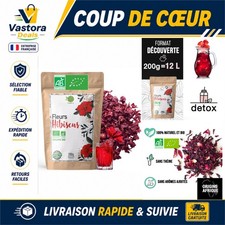 Fleurs d'Hibiscus Séchées Bio Origeens 200g Infusion Tisane Karkadé