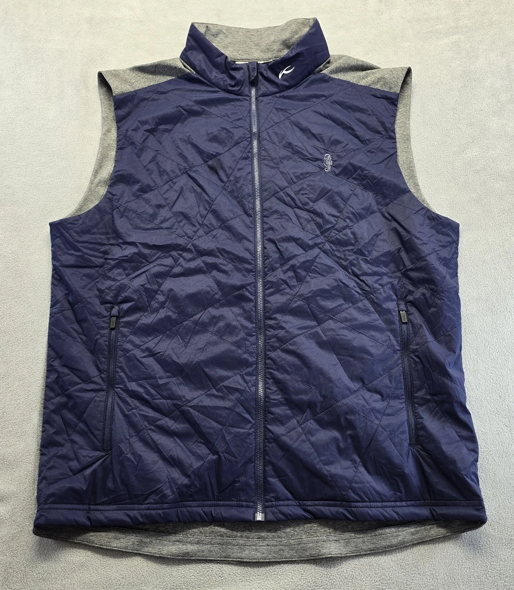 Gilet De Golf KJUS Westport Homme – Gris, Taille 50 (M), 100% Polyester