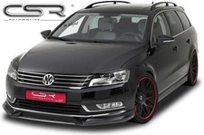 Front Ansatz Spoiler Schwert Diffusor Lippe Tuning für VW Passat 3C B7 FA156