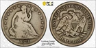 1873 CC PCGS VG-8 No Arrows Seated Liberty Half Dollar