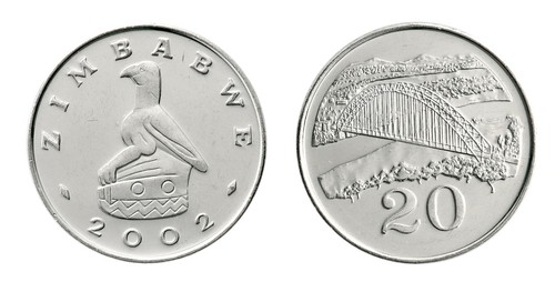 Zimbabwe 20 Cents, 2001-2003, KM #4a, Mint