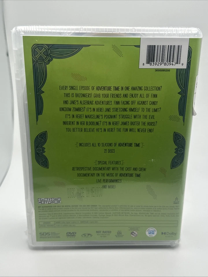 Adventure Time The Complete Series DVD  NEW - Image 3 of 4