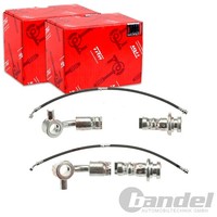 2X TRW BremsschlÄUche Vorne Links Rechts Passend FÜR Nissan Juke Links+Rechts