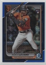 2024 Bowman Chrome Mega Box Blue Mojo Refractor /150 Marco Luciano #43 p9p