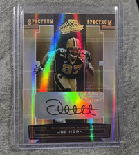 2005 Playoff Absolute Memorabilia Spectrum Silver Auto /50 Joe Horn #95 Auto