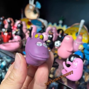 Lot De 9 Figurines Vintage Barbapapa – PVC – Années 70 – Collection Rare