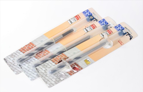 Lux Mauerbohrer Fliesenbohrer Set 3-Tlg. ø10,12,14Mm Hm Bohrer Bohren-image