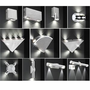 Design Led Wand Spot Strahler Alu Lampen Bad Spiegel Leuchten Flur Diele Buro Ebay