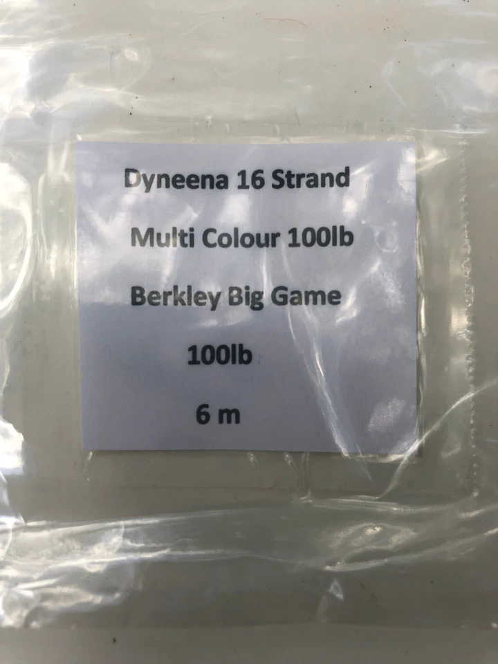 4 Wind-on leaders Dyneema Multi 16-Strand & 100lb Berkley Mono 6m, 1 Free (6m) - Image 2 of 3