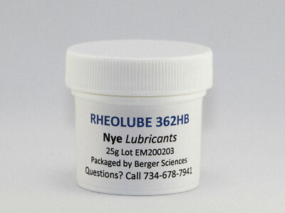 Nye-Fuchs Rheolube 362HB 25 Gram Jar Light Viscosity Synthetic Lithium Grease