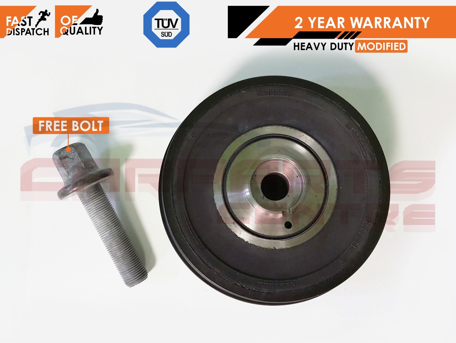 LAND ROVER FREELANDER 2.0 DIESEL TD4 CRANK SHAFT PULLEY TORSION VIBRATION DAMPER eBay